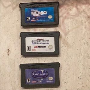 Ratatouille Game Boy Advance Finding Nemo Gameboy Advance & Arcade GBA Games Lot